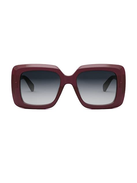 Shop Celine Bold 54mm Square Sunglasses Saks Fifth Avenue