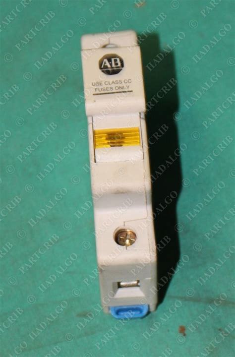 Allen Bradley 1492 Fb1c30 L 600v 30a 30 Amp Din Rail Fuse Holder