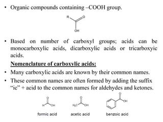 Basics of Carboxylic acids | PPT