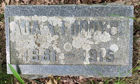 Adaline Anna Ada Shaver Fordyce Find A Grave Memorial