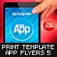 Mobile App Flyers Template V By Mockupjungle Graphicriver