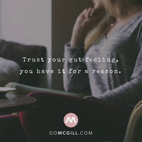 Trust Your Gut Feeling