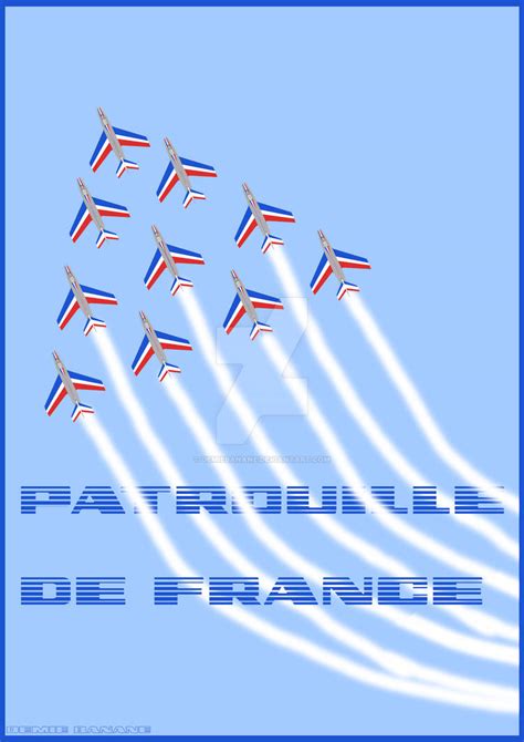 Patrouille de France retro poster by DemieBanane on DeviantArt