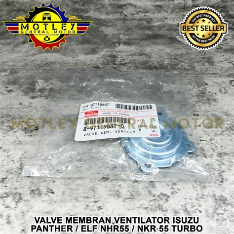 Jual VALVE MEMBRAN VENTILATOR ISUZU PANTHER ELF NHR 55 NKR 55 NHR55