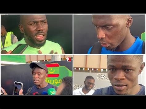 Tension du match Les fortes déclarations des joueurs sénégalais et