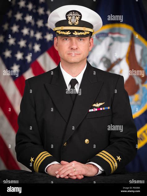 The official portrait, covered, of executive officer, Naval Reserve ...