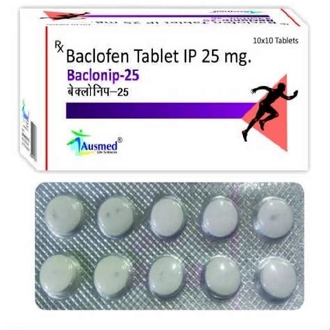 25 Mg Baclofen Table IP At Rs 155 Stripe Pharmaceutical Capsules In