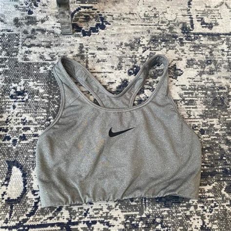 Nike Intimates And Sleepwear Gray Drifit Nike Sports Bra Poshmark