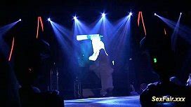 Busty Milf Stripping On Public Stage XNXX