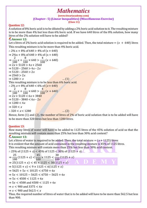 Ncert Solutions For Class 11 Maths Chapter 5 Miscellaneous Exercise