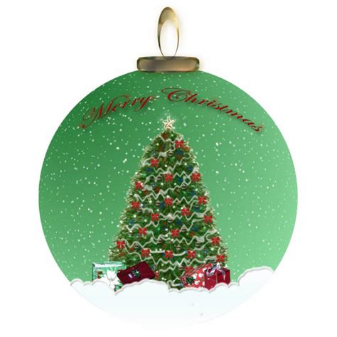 Christmas Tree Snow Globe Ornament | Zazzle