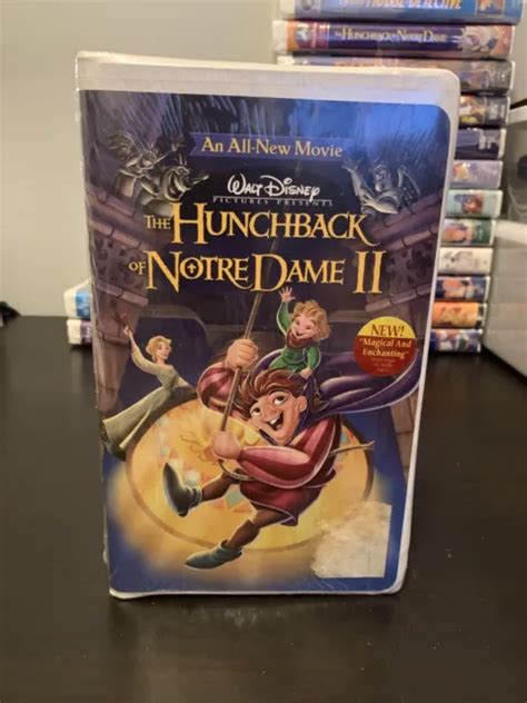 The Hunchback Of Notre Dame Ii Vhs Clamshell Case New Sealed Walt