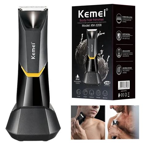 KEMEI Afeitadora El Ctrica Lavable Para Hombres Y Mujeres M Quina De