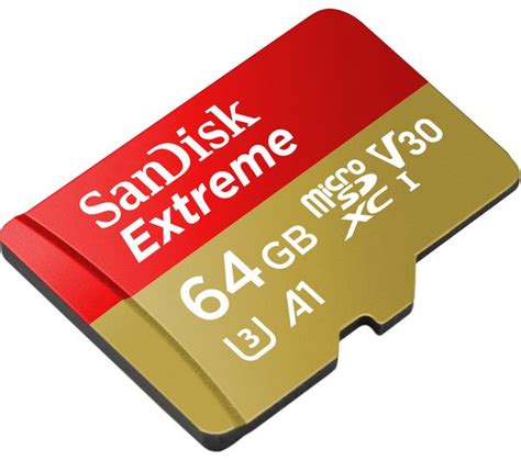 Sandisk Extreme Class 10 Microsd Memory Card 64 Gb Deals Pc World