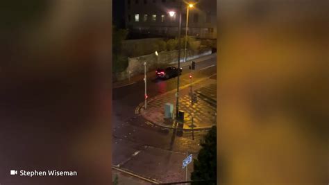 Staggering Moment Casual Driver Goes Wrong Way Round Kilmarnock One