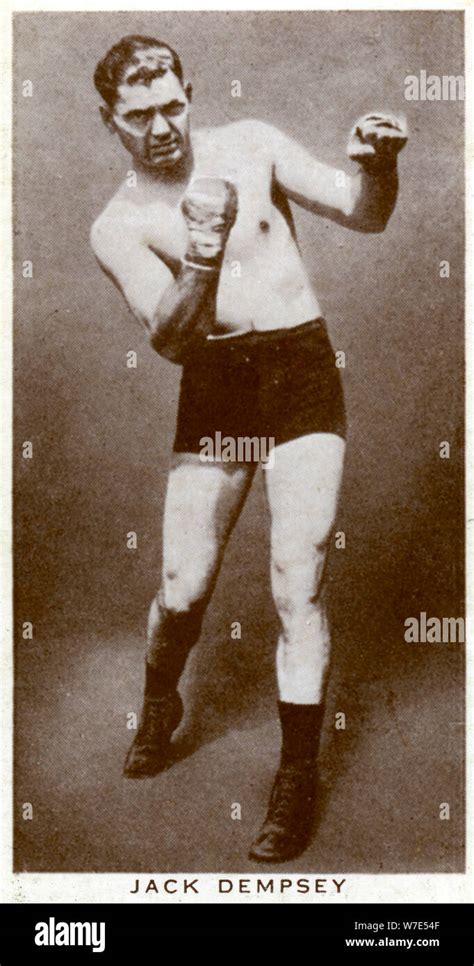 Jack Dempsey American Boxer 1938 Artist Unknown Stock Photo Alamy