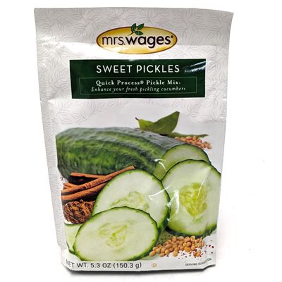 Mrs Wages Quick Process Sweet Pickle Mix AllAmericanCanner