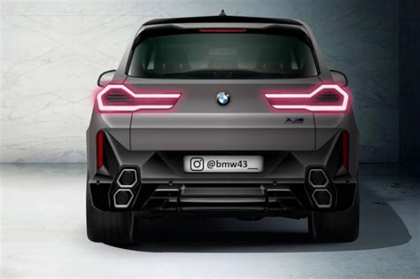 Bmw Xm Neues Rendering Zeigt X8 M Heck Mit Vier Endrohren