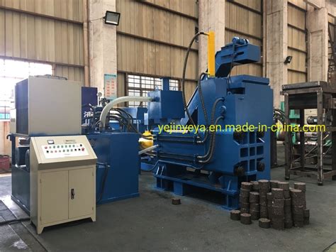 Horizontal Automatic Cast Iron Copper Steel Recycling Briquette Machine