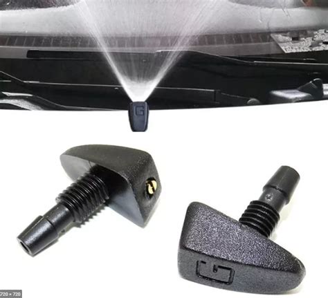 Car Universal Windshield Washer Sprinkler Head Wiper Fan Shaped Spray