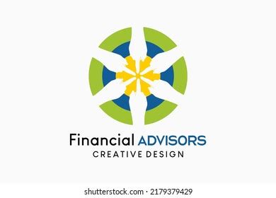 Financial Advisor Financial Business Logo Design Stock Vector (Royalty ...