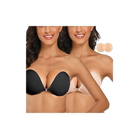 Joligiao Reggiseno Invisibile Donna Riutilizzabile Autoadesivo Bra In