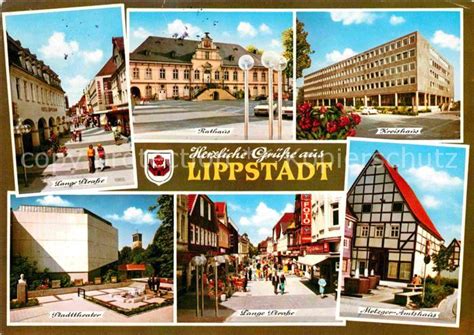 Lippstadt Rathausplatz Stadttheater Lange Strasse Altes Brauhaus Kat