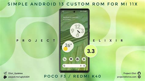 Project Elixir Mi X Poco F Redmik Android Smooth Simple