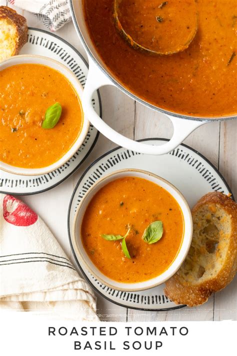 Creamy Roasted Tomato Soup With Basil A Spicy Perspective