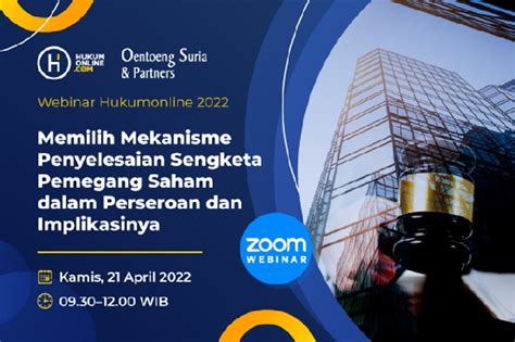 Mekanisme Penyelesaian Sengketa Pemegang Saham Dalam Perseroan Dan