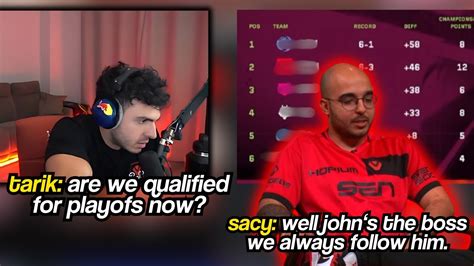 Tarik Reacts To Sen Sacy S Interview Sentinels Are Nd Ranking Now