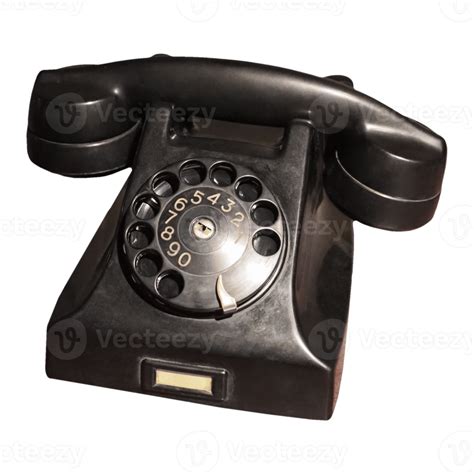 Vintage Rotary Dial Phone Transparent Png 8525474 Png