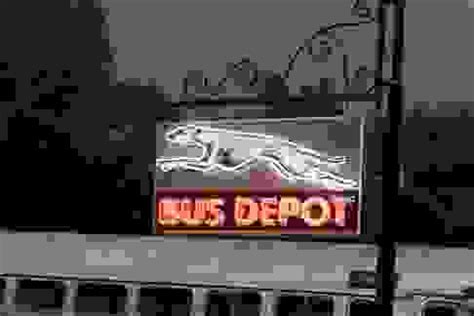 Greyhound Bus Depot Neon Sign Auction