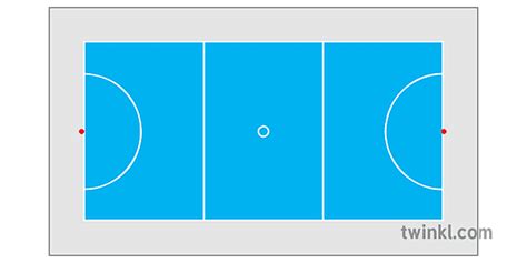 Netball Court Diagram Blank Netball PE Sports Secondary