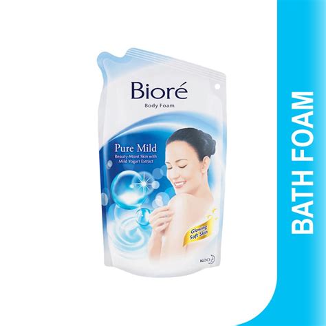 Jual Biore Body Foam Pure Mild Refill 220ml Sabun Cair Body Wash