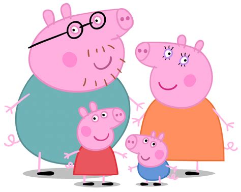 Peppa Pig Family PNG Images Transparent Background | PNG Play