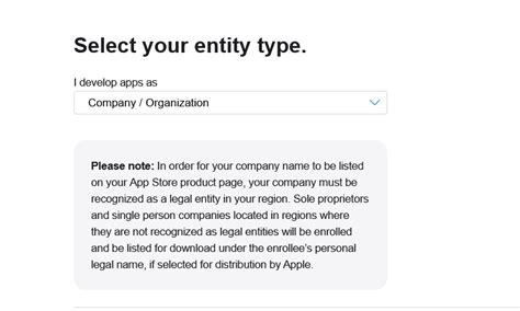 how to set up a new apple developer account