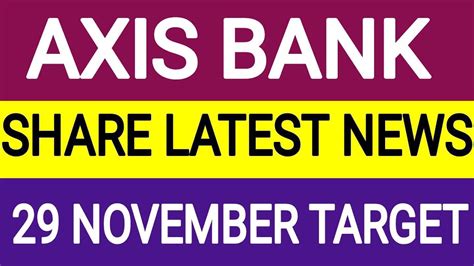 Axis Bank Share Latest News Axis Bank Share News Axis Bank Share