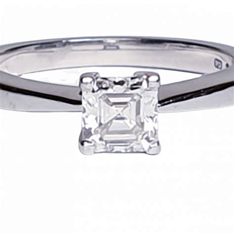 Asscher Cut Diamond Solitaire Diamond Engagement Ring Db Gems