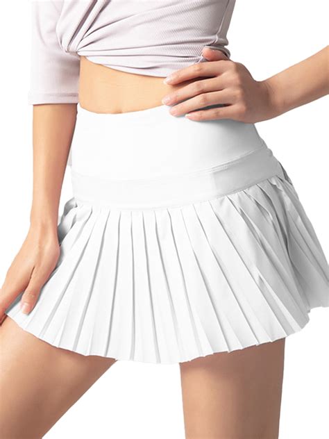 Tennis Skirt for Women with Built-in Shorts and Handy Pockets - Walmart.com