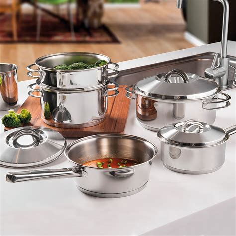 Tramontina Stainless Steel Cookware Set Solar Collection