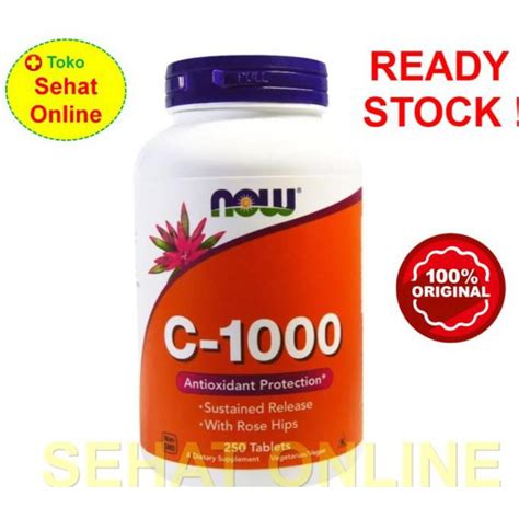 Jual Now Foods Vitamin C 1000 Mg Sustained Release Rose Hips 250