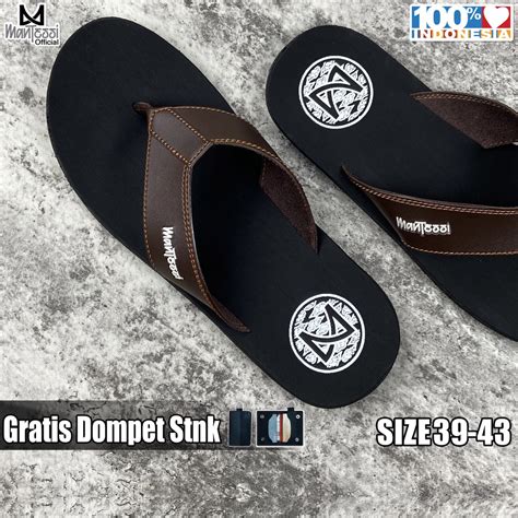 Jual Mantessi Sandal Jepit Pria Distro Sendal Jepit Cowok Batik