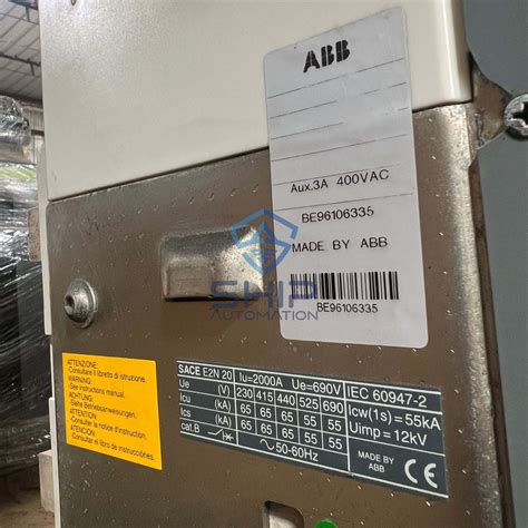 Abb Sace Emax E Circuit Breaker Abb Ship Automation