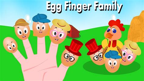 Finger Family Egg | Family Nursery Rhyme | Egg Finger Family Songs ...