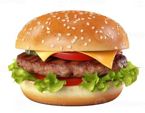 Beef Burger Isolated Png