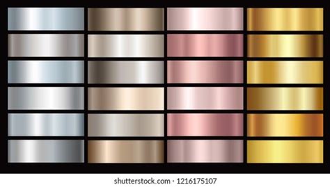 Metal gradient illustrator Color Scheme