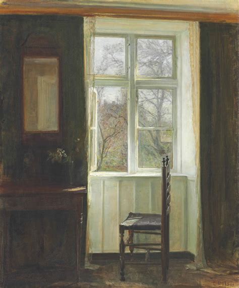 Carl Vilhelm Holsøe Danish 1863 1935 The Open Window Christies