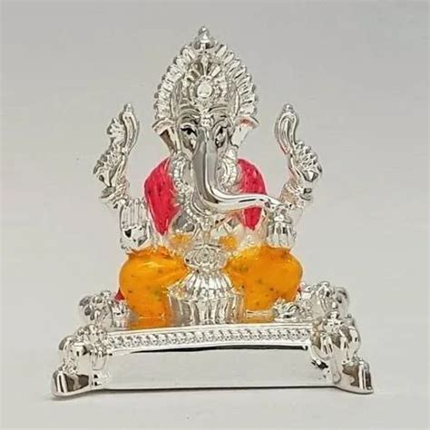 Golden Aluminium Silver Plated Ganesha Idol At Best Price In Mumbai