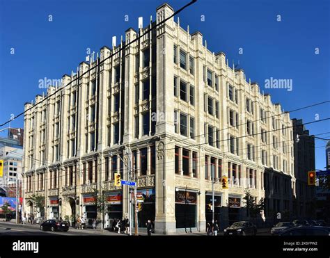 Toronto, Canada - August 11, 2022: Bell Media Studio on Queen Street W ...